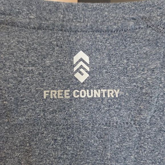 Free Country Men's Blue Long Sleeve Shirt xl Micro Tech Cozy Soft Warm - Picture 3 of 8